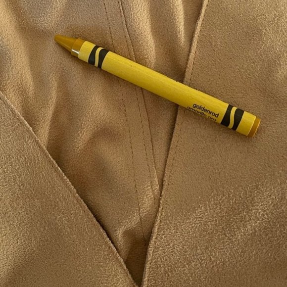 Max Studio Golden Yellow Drawstring Womens Pants Sz S Microfiber Faux Suede - Picture 7 of 12